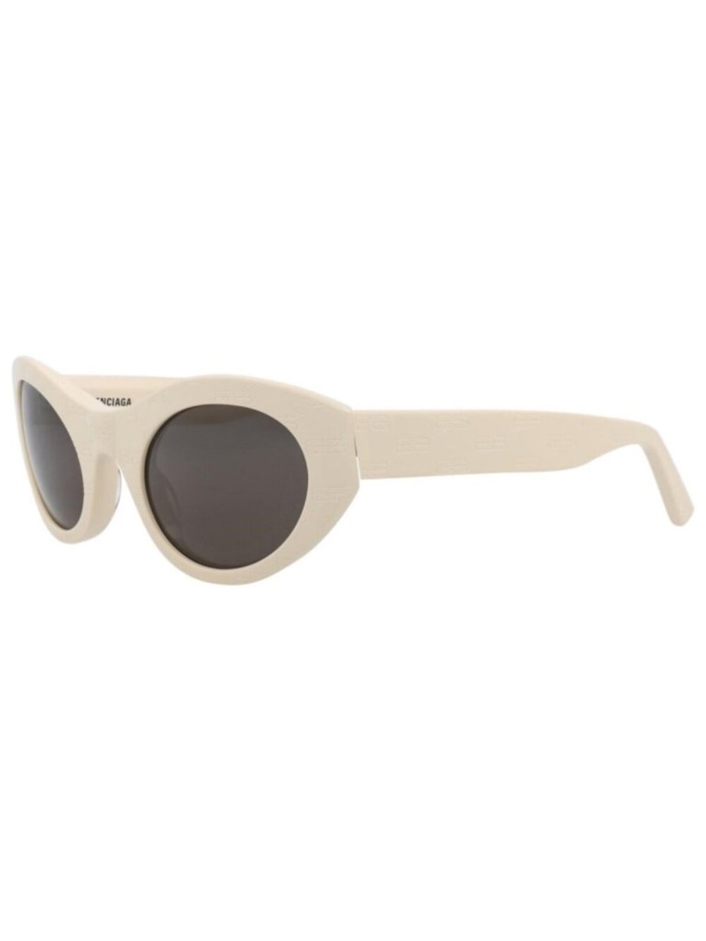 New Balenciaga Unisex Cat Eye Beige Beige Grey Fashion Designer Sunglasses